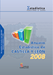 Portada publicación Anuario Estadístico de Castilla y León 2008